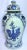 Contemporary Chinoiserie White & Blue Botanical Ginger Jar For Sale - Image 11 of 12