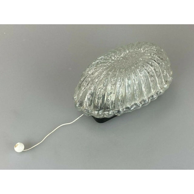 Mid-Century Space Age Wall Lamp in Glass For Sale - Image 8 of 9