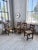 1970s Rustic Oak Chairs from De Puydt, Belgium, 1970s, Set of 4 For Sale - Image 5 of 18