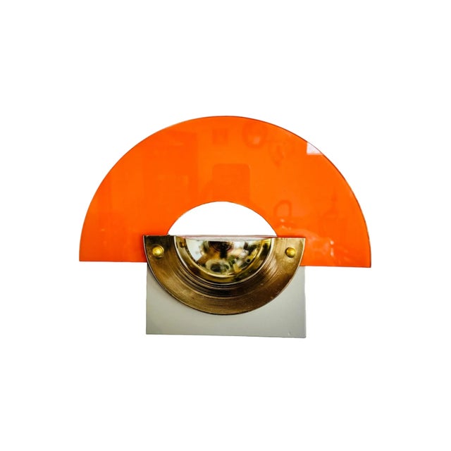 Wall Sconces in the style of Ettore Sottsass, 1980s, Set of 2 For Sale - Image 4 of 9