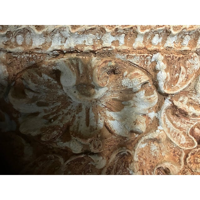 Antique Metal Iron Decorative Plaque For Sale - Image 6 of 9