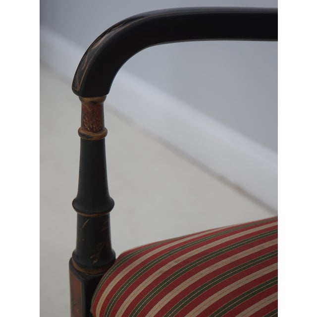 1990s Southwood Regency Style Paint Decorated Settee For Sale - Image 5 of 18