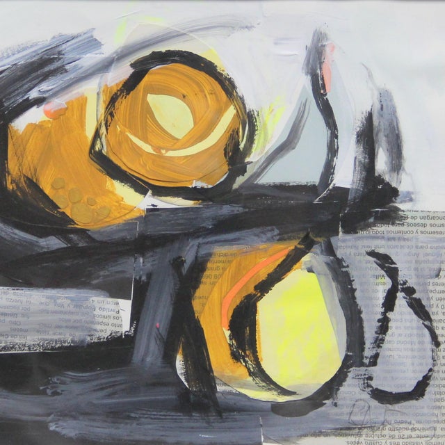 Lola Galanes, Collage, 2000s, Mixed Media on Paper For Sale - Image 4 of 4