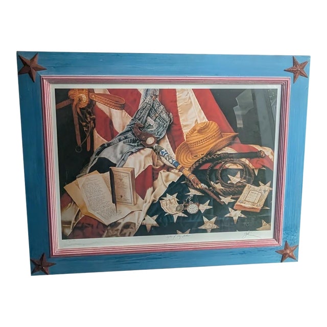 O. J. Smith "Gifts of My Father" Print, Limited Edition Original Frame For Sale
