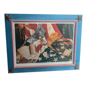 O. J. Smith "Gifts of My Father" Print, Limited Edition Original Frame