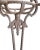 Elegant antique cast iron pedestal ashtray stand, dating from the 1920s–40s. This classic smoking-stand form features...