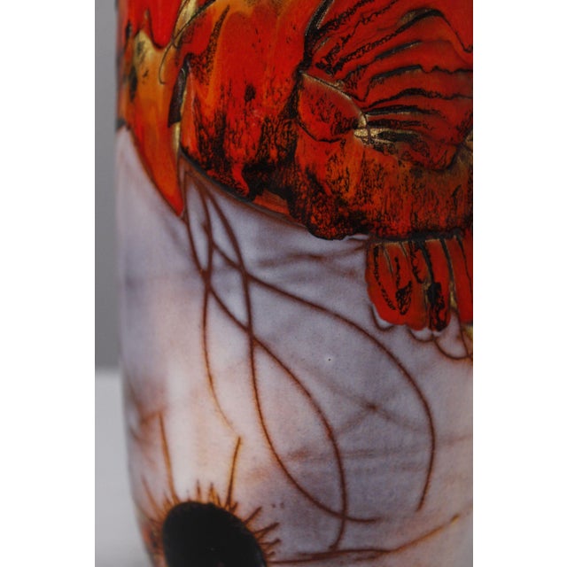 Large Vintage French Ceramic Lamp Base by Kurt & Monique Brunner for Vallauris, 1960s For Sale - Image 10 of 15