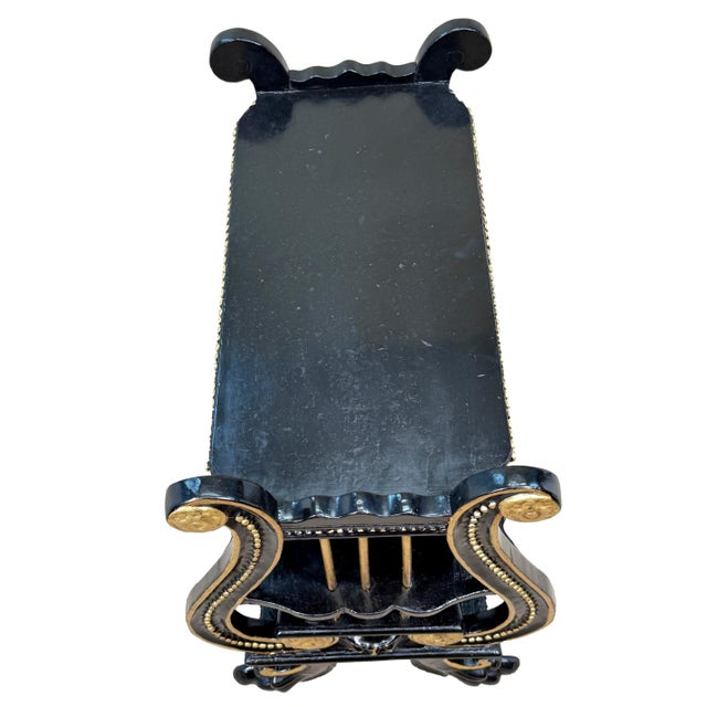 19th Century Ebonised and Parcel Gilded Étagère, 1880 For Sale - Image 6 of 13