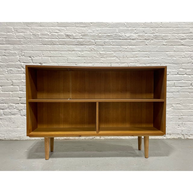 Mid-Century Modern Mid Century Modern Bookcase | Danish Bookshelf Tapered Legs, C. 1960’s For Sale - Image 3 of 14