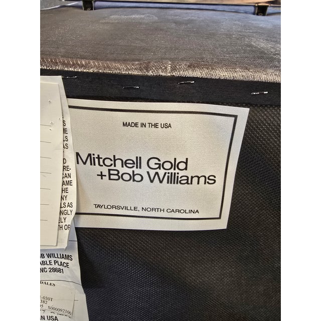 Chrome Mitchell Gold Dining Chairs For Sale - Image 8 of 8