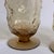 Amber Vintage Morgantown Amber Crinkle Glass Goblets - Set of 4 For Sale - Image 8 of 9