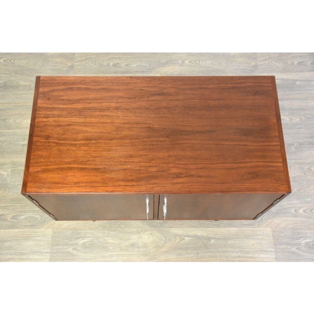 Jens Risom Walnut Cabinet Credenza For Sale In Boston - Image 6 of 8