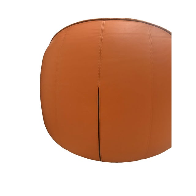 Ligne Roset Ligne Roset Ottoman Swiveling Armchair For Sale - Image 4 of 6