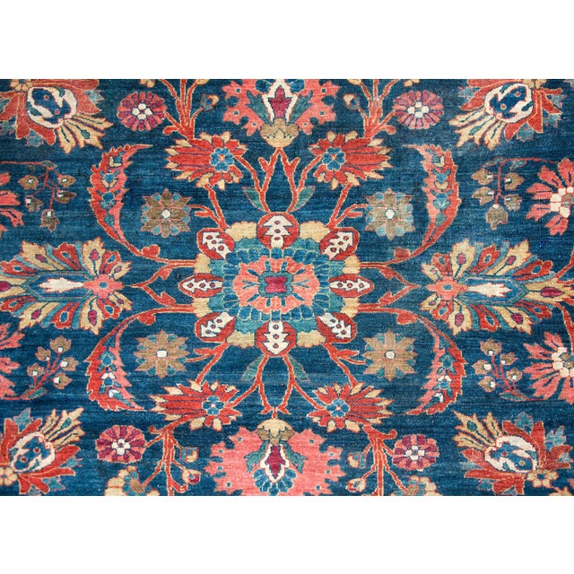 Textile Early 20ty Century Persian Mohajeran Rug For Sale - Image 7 of 15