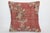Mid 20th Century Handwoven Vintage Red Tone Rug Pillow Cover - 20'' X 20'' For Sale - Image 5 of 9