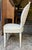Off-white Late 19th Century French Chairs With Rose Tarlow Fabric For Sale - Image 8 of 12