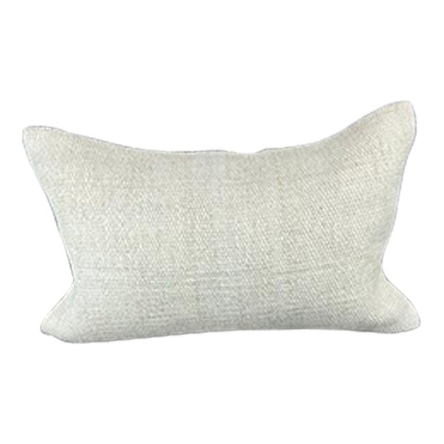 16 x 24 Hemp Pillow Turkish Cushion Natural White Pillow Cushion Cover For Sale