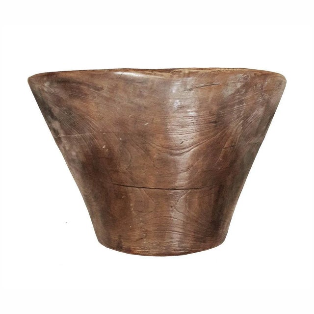 Wood Bowl / Planter from Indonesia, Hand Carved, Mid-20th Century For Sale - Image 4 of 9