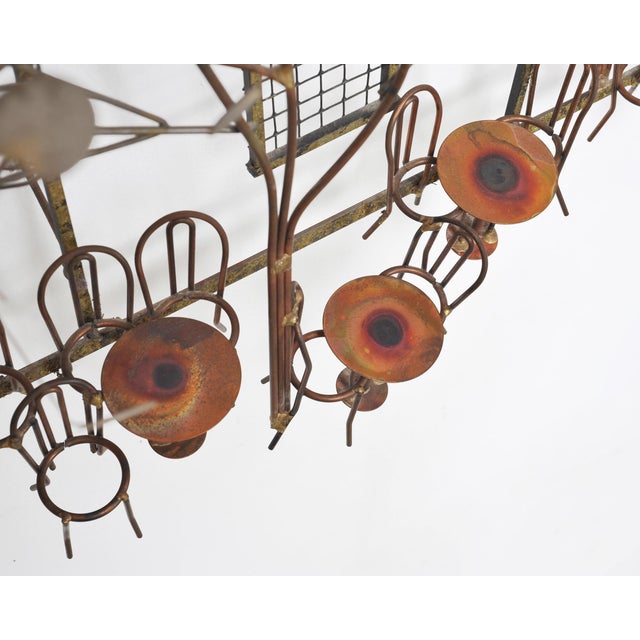 C. Jeré Attrib. Brass Parisian Café Bistro Wall Sculpture For Sale - Image 16 of 18
