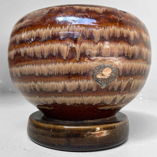 Vintage Japanese Ceramic Ikebana Flower Vase, 1970s For Sale - Image 12 of 12