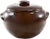 Rustic Farmhouse Stoneware Lidded Bean Pot For Sale