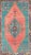 Tribal Tribal Design Vintage Turkish Rug in Teal, Blue, Green, Charcoal & Coral 5'2 X 8'7 For Sale - Image 3 of 8