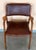 Modern Teak and Brown Leather Armchairs in Erik Buch Style For Sale - Image 9 of 11