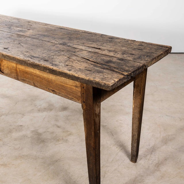French Farmhouse Narrow Table, 1940s For Sale - Image 6 of 10