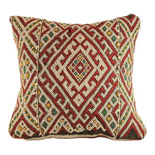 Mid 20th Century Moroccan Berber Tribal Throw Pillow For Sale