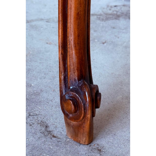 French Bedside Tables with Cabriole Legs, 1950s, Set of 2 For Sale - Image 11 of 11