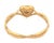 Contemporary Kabana Multi Color Gems & Diamonds 14k Yellow Gold Heart Bangle Bracelet For Sale - Image 3 of 6