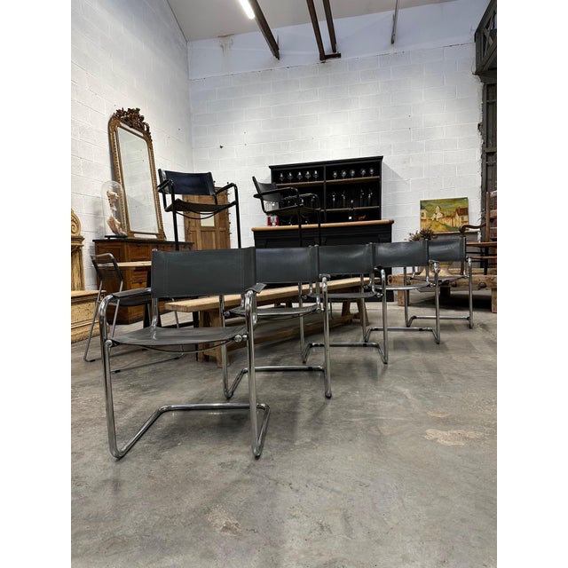 Gray Chairs by Mateo Grassi, Set of 5 For Sale - Image 8 of 9