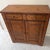 Brown 1990s Wood Jelly Cupboard Cabinet Pyrography Style For Sale - Image 8 of 11
