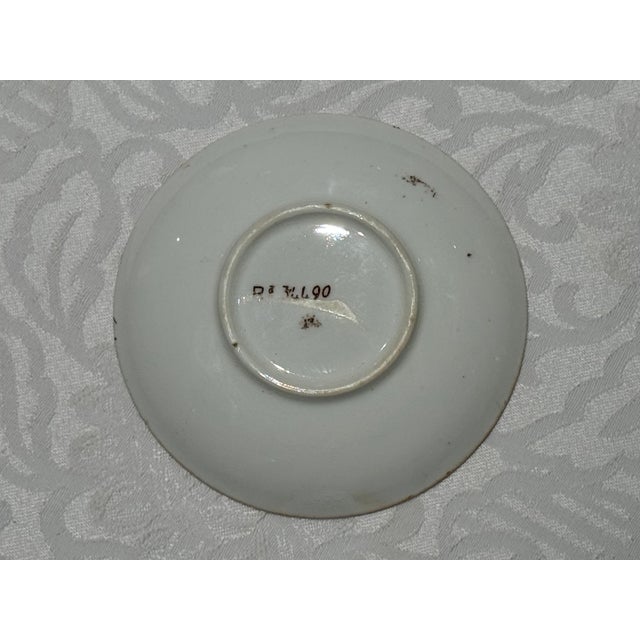 Rare Antique c.1885 English Chinoiserie "Mikado" Miniature Cup & Saucer Set For Sale - Image 14 of 15