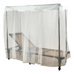 Antique British Colonial Caned Day Bed