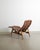A very rare danish mid century wooden lounge chair by arne vodder in beech and original and beautifully patinated woven...