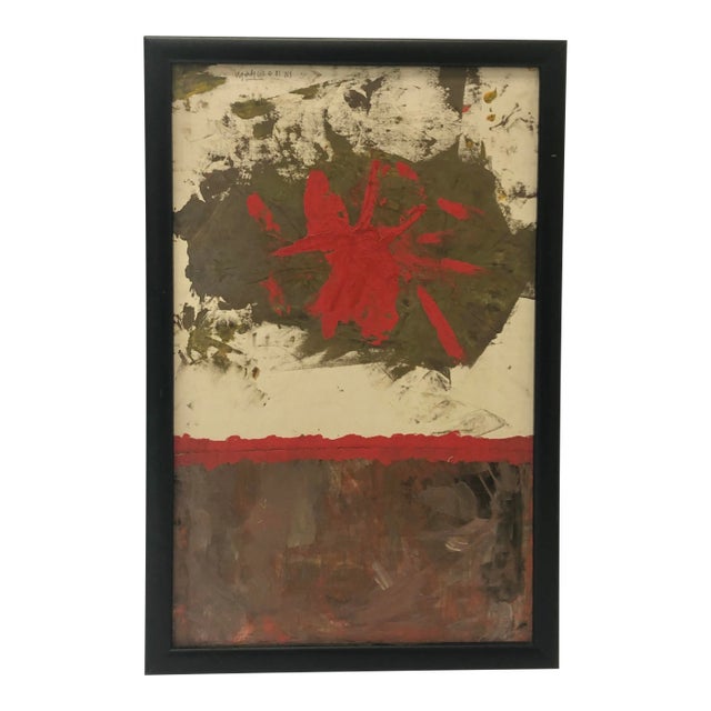 1980s Abstract Painting, New York Artist For Sale