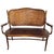Late Victorian bentwood settee bench with angel motif by Jacob & Josef Kohn. Crafted with the companies signature steam-...