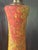 Late 19th Century Mid Century Modern Orange Crackle Glaze Table Lamp For Sale - Image 9 of 10