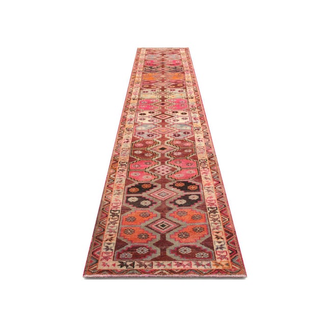 1960s 1960s Turkish Oushak Runner For Sale - Image 5 of 6