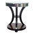 Z Gallerie Mirrored Accent Table With Wood Base For Sale