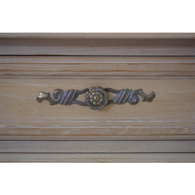 Drexel Cabernet Classics French Provincial Dresser W. Trifold Mirror For Sale - Image 12 of 18