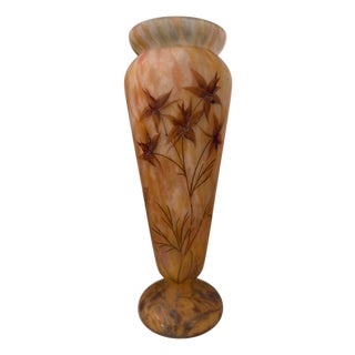 Vase from Daum Nancy, 1890s For Sale