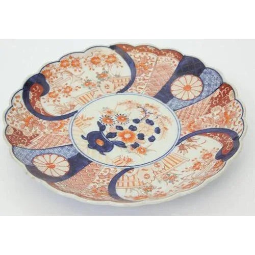 19th century. China or Japan? Porcelain, painting. Diameter 31 cm