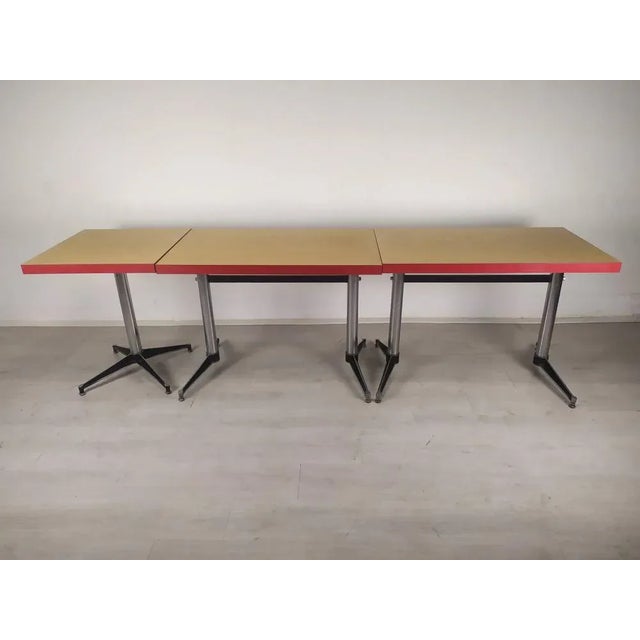 Vintage Formica Cafe Tables, Set of 3 For Sale - Image 4 of 18