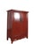 Chinese 52" Tall China Red Cabinet Armoire For Sale - Image 3 of 13