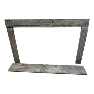Louis XVI Style Marble Fireplace Mantel, 1700s For Sale