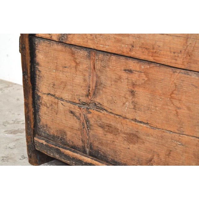 Wooden Himalayan Chest, 1900s For Sale - Image 5 of 13