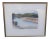 1990s California Marshland Landscape Pastel Drawing, Framed For Sale