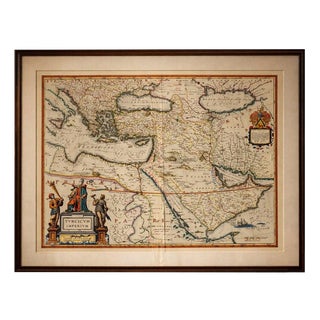 Ottoman Empire Map from Blaeu, 1642 For Sale
